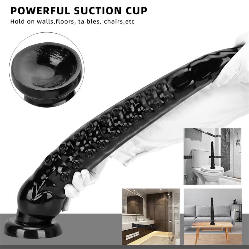 Female's Largest Super Long Tentacle Octopus Anal Plug Back Court Expansion Masturbation Device Profiled SM Back Court Anal Plug Butt