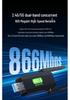 1300m Dual-Band USB Wireless Network Card - 5G Gigabit High-Speed WiFi for Desktop & Laptop (Driver-Free)
