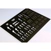 Platz 1/144 Aviation Armament Series Modern Aircraft Weapon Set 1 - Normal Bombs & Missiles '50 - Plastic Model AW-1 (1 cm x 3 cm x 1 cm)