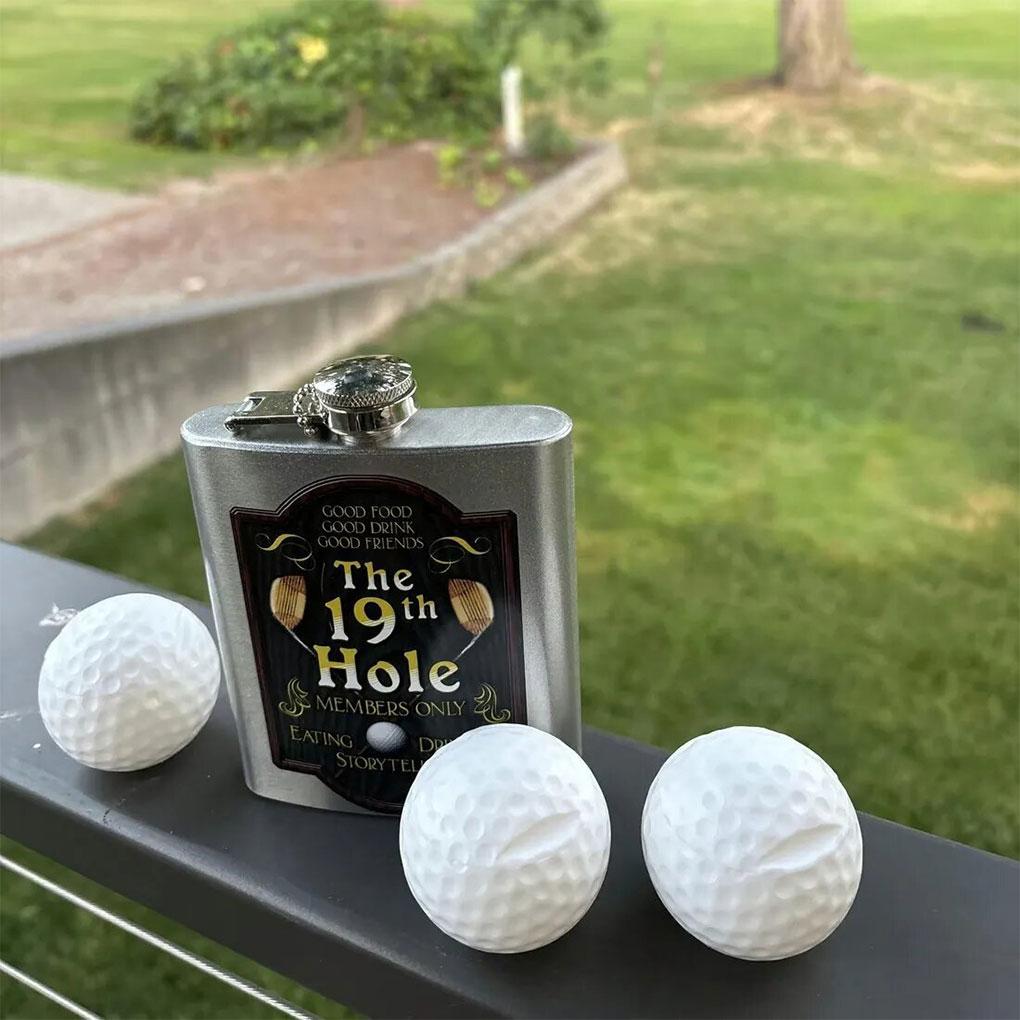 ABS Golf Style Creative Glass Gift For Golf Enthusiasts Golf Ball Glass With Lid Creative Golf Glass