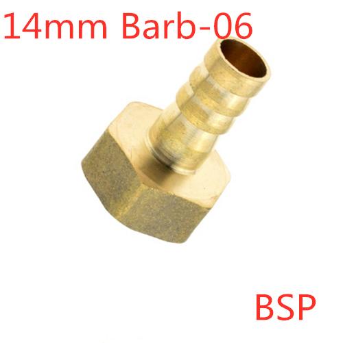 Brass 12mm 14mm 8mm 10mm 19mm 25mm Hose Barb Tail Fitting 3/4" PT BSP Female Thread Connector Joint Copper Pipe Coupler Adapter