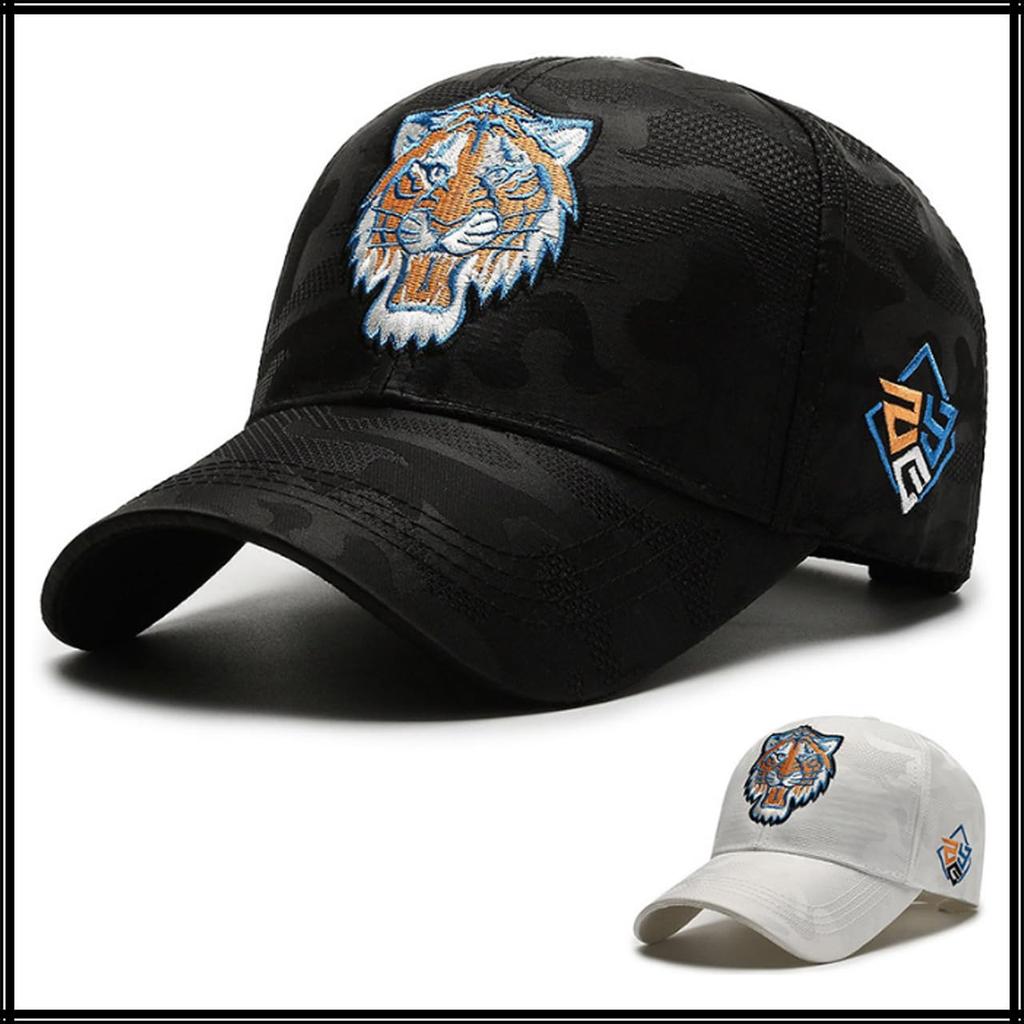 Gorra Baseball Deer CA998 [Colmillo Blanco], Gorra, Visera, Elegante, A la Moda, Genial, Para Hombre, Para Mujer, (Blanco)