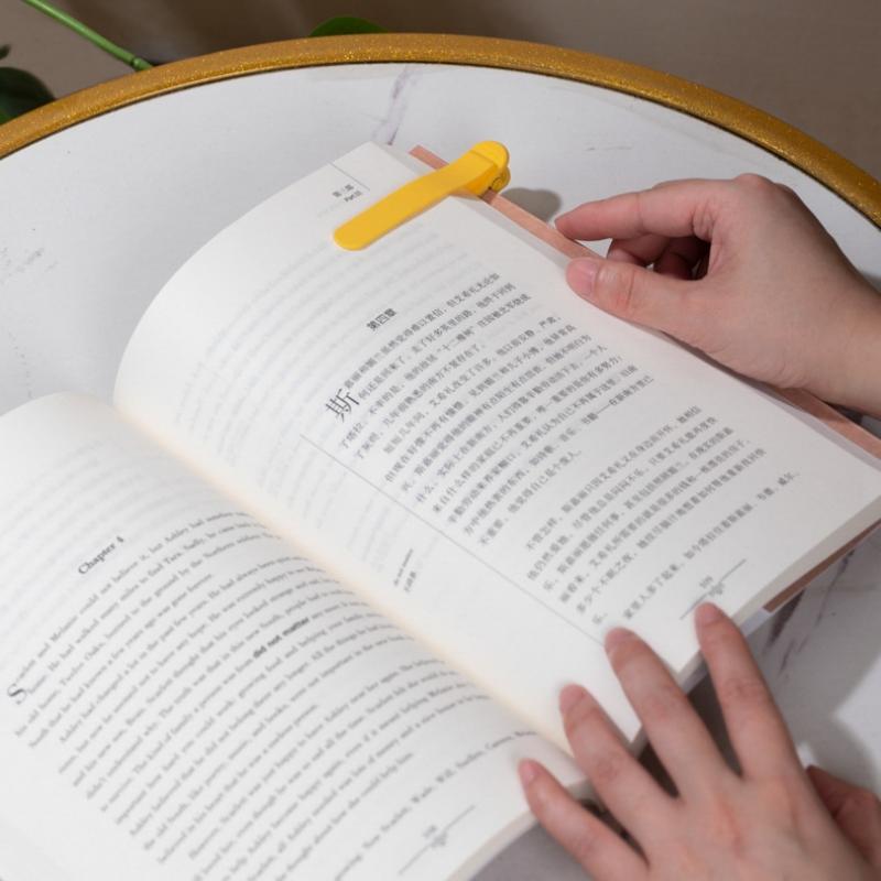 3Pcs Silicone Bookmark Automatically Follows Page Flipping Student Bookmarks Office Stationery Home Office School Supplies