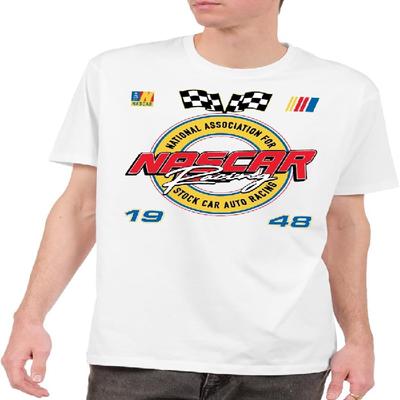 Junk Food Men's Nascar Racing-Officially Licensed Adult Short Sleeve T-Shirt Women