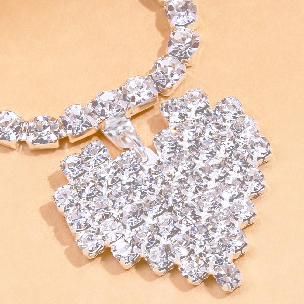 Dual Layer Heart Waist Chain for Women Sexy Nightclub Rave Festival Accessories Rhinestone Body Chain Bikini Jewelry