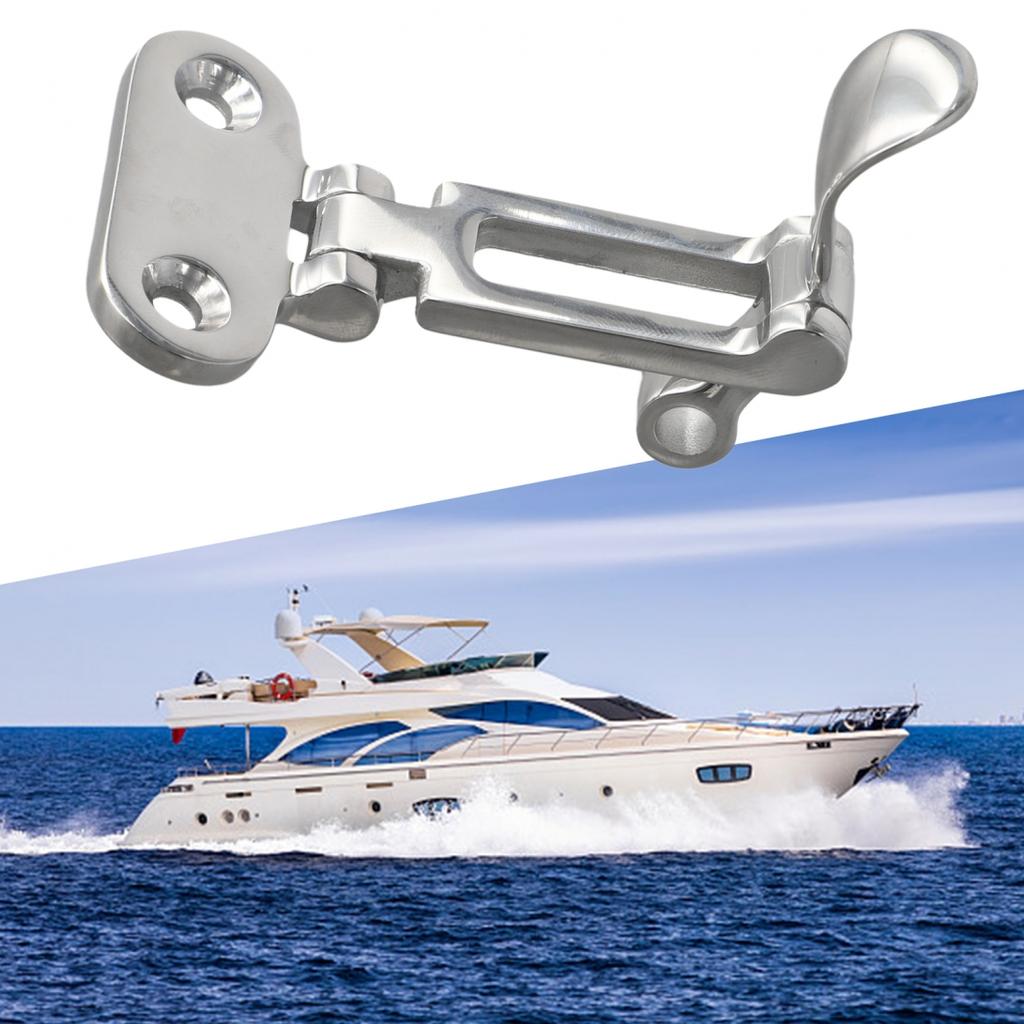 Stainless Steel Boat Lock Hatch Deck Hinge Adjustable Latch for Cabinets