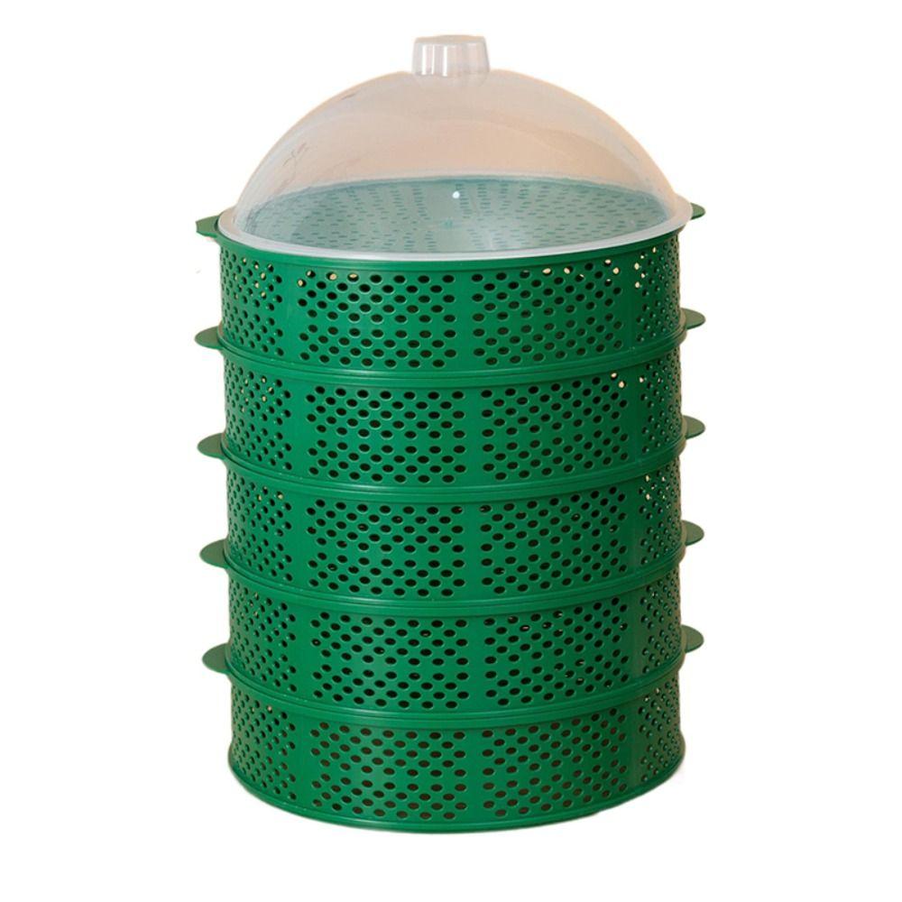 Plastic Dish Cover Stackable Food Protection Box Household Multilayer Vegetable Cover  Leftover