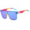 New Sunglasses Outdoor Sports Cycling Glasses Large Frame Colorful One Piece Glasses Switch