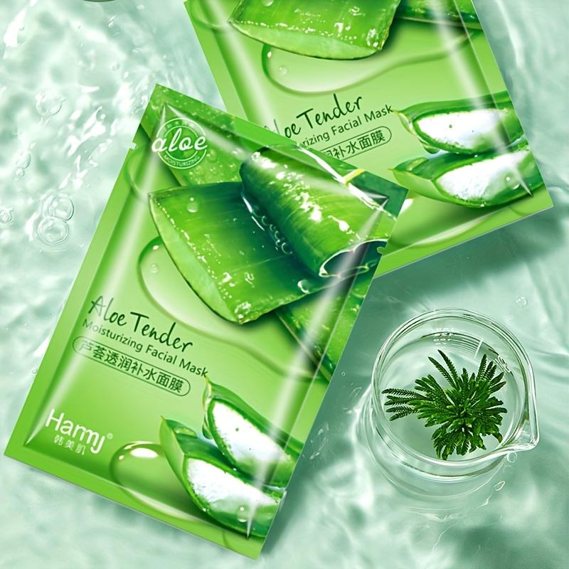 30 buc Mască Hidratantă cu Aloe Vera, 0,85 oz fiecare - controlează sebumul și reduce porii, hidratează după îngrijire și hrănește toate tipurile