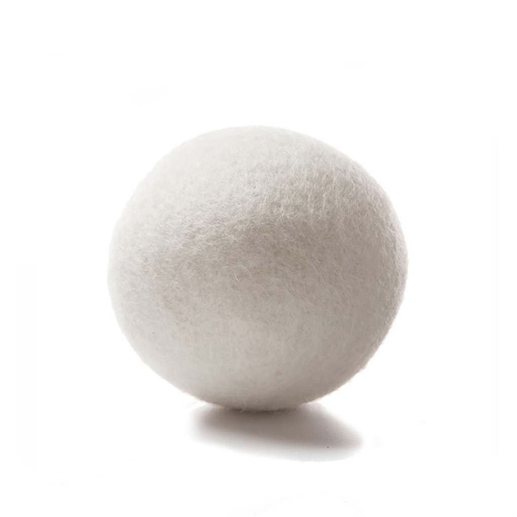 6PCS Natural Fabric Softener Reusable Drying Time Saving Clothing Wrinkles Reducing Wool Dryer Balls