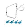 Bed Quilt Support Arch with Clips | Adjustable Height Design, Lightweight Aluminum Alloy, Blanket