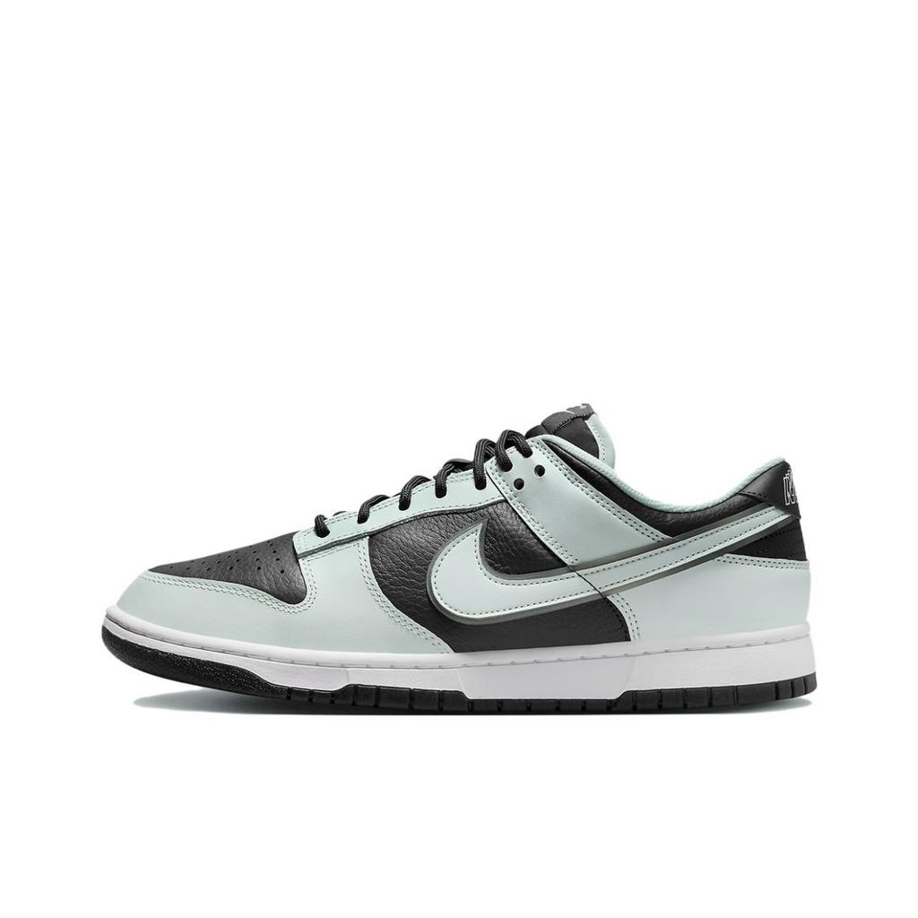 Nike Dunk RISK Line Oreo Slip Resistant Low Top Skateboard Shoes Men's Black White FZ1670-001(Team27-)