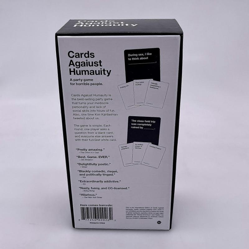 Cards Against Humanity Party Game for Adults, Hilarious & Inappropriate Card Game, 500 Cards for Friends & Family Game Nights