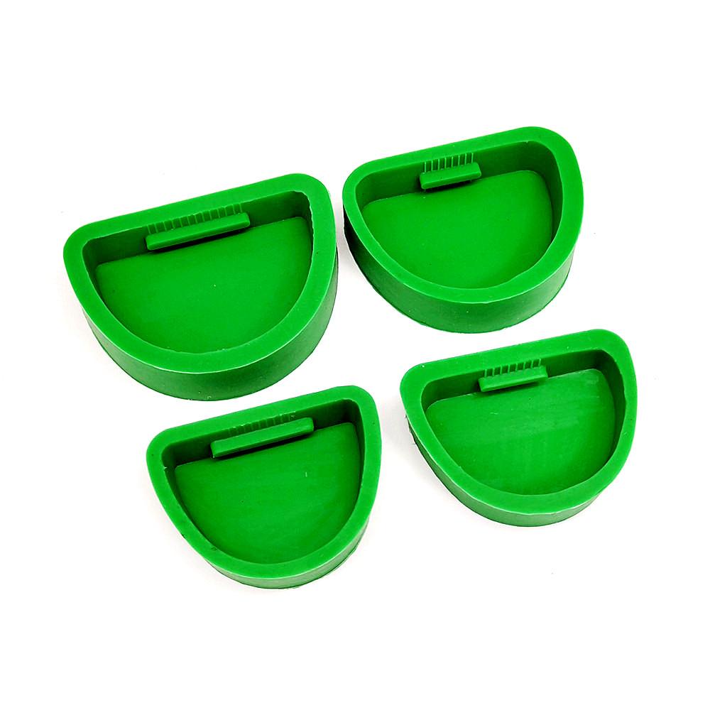 Dental Lab Tool Silicone Rubber Base Former Mould Plaster Gypsum Carving Model Former Base Mold