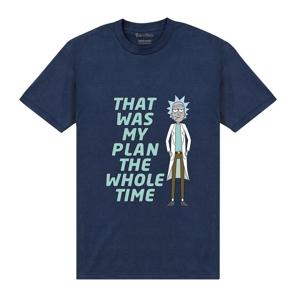 Rick And Morty Unisex Adult My Plan T-Shirt