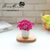 1Pc Artificial Simulation Silk Flower Bonsai Small Hydrangea Potted Plant Landscape Home Office Desktop Decoration