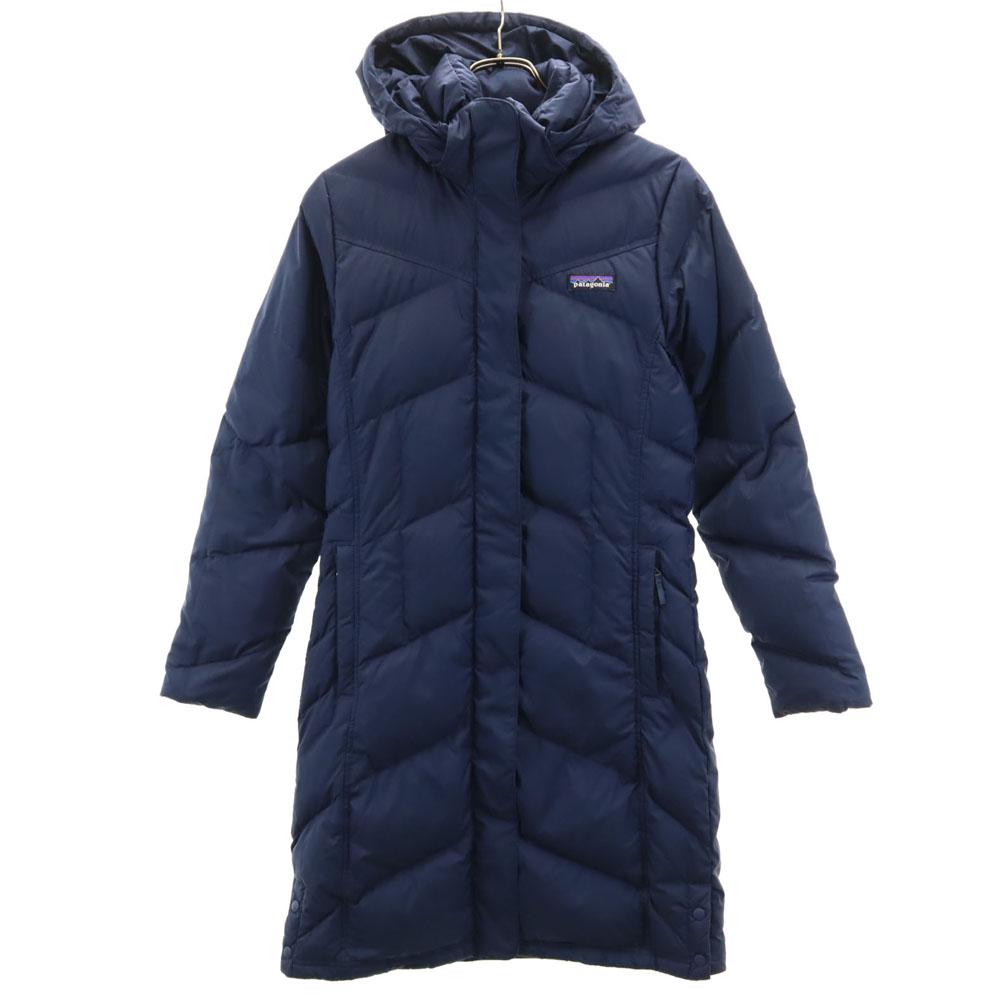 Patagonia 28441FA19 Down Coat XS Navy Outdoors Women Used