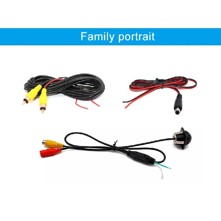 Smartour AHD 1080P Golden Len Car Rear View Camera Night Vision CCD Auto Backup Monitor 180 Degree Reversing Auto Parking Camera