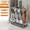 No-Drill Stainless Steel Kitchen Organizer Rack