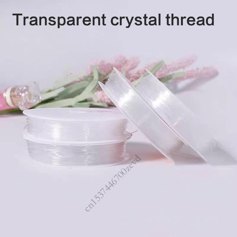 0.5/0.6/0.7/0.8mm Elastic Stretchy Thread Bracelet String Craft Supplies For DIY Bracelet Necklaces Jewelry Making P9YB