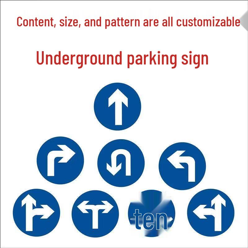 Parking Direction Sign