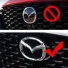Car Front Grill Cover OR Rear Trunk Emblem Lid For MAZDA3 45678 CX-3 CX-4 CX-5 CX-7CX-8 CX-9 CX-30 CX-50 CX-60 CX-90 MX-5 ND NC