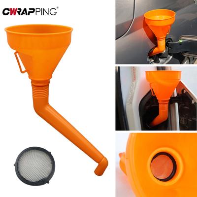 RV Long Stem Funnel Oil Fuel Filling Tools Anti-splash Plastic Funnel Auto Moto Refueling Tools for Camper Motorhome Accessories