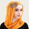 Shiny Sequin Embellished Headscarf Light Luxury Long Scarf Elegant Head Wrap Turban  Festival