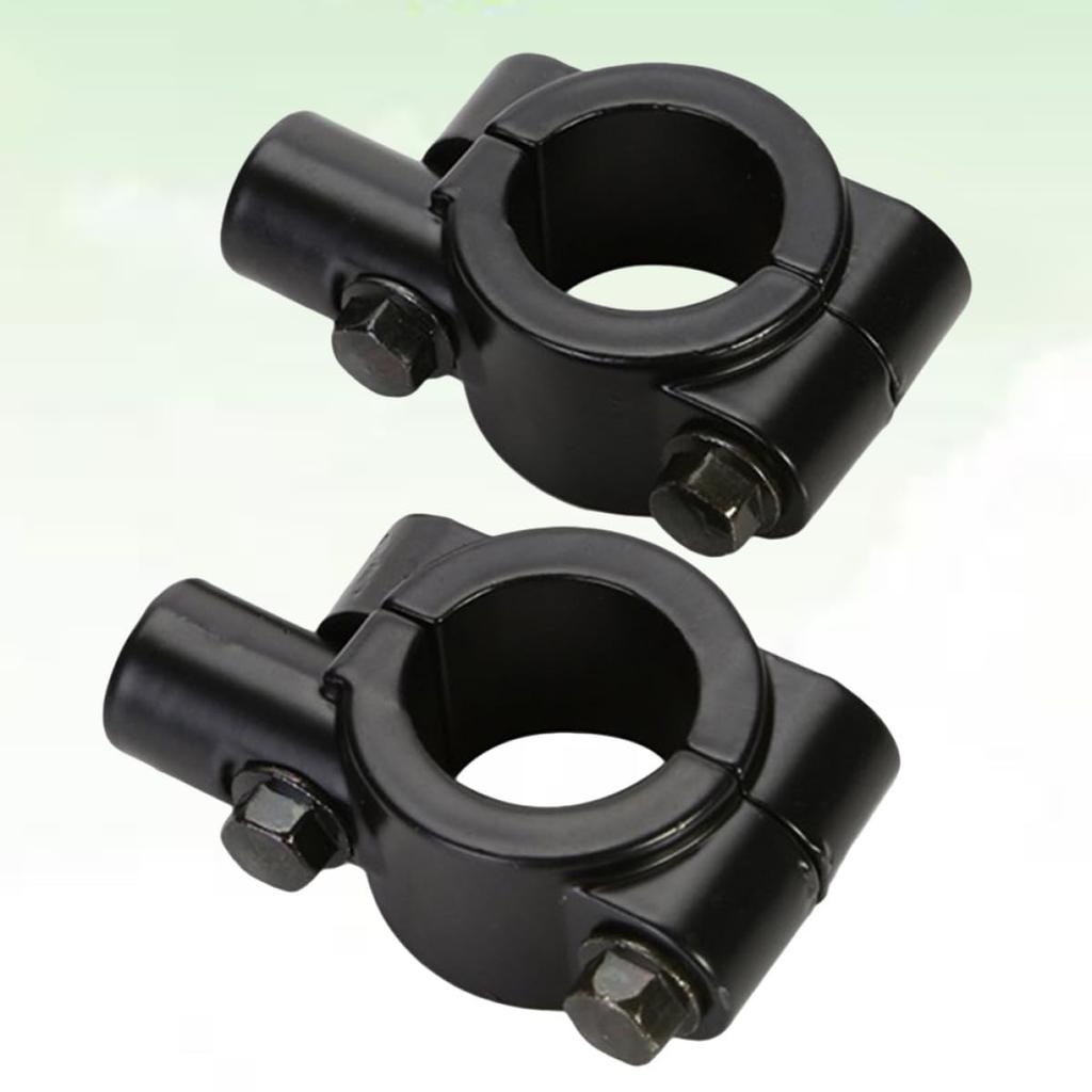MAJORMENCH Bike Rearview Mirror Holder Set of 2 10mm Clamp