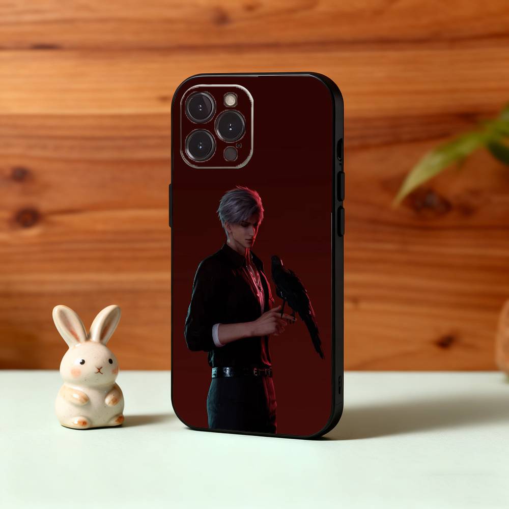 

Чехол для телефона Sylus Love And Deep Space для iPhone17,16,15,14,13,12,Plus,Pro Max, 5G Другие Мягкая Черная Крышка iPhone15promax