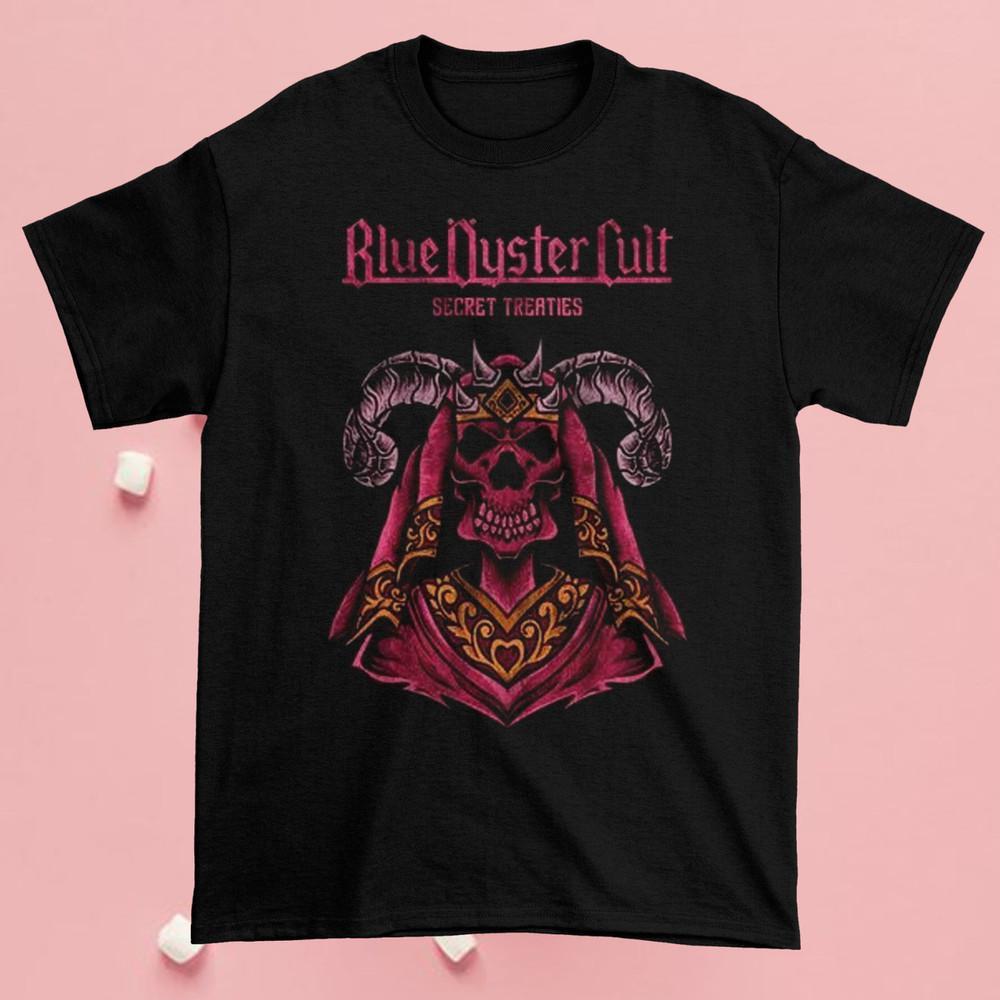 Rare Blue Oyster Cult Screts Shirt Black Full size Shirt ND528 Unisex T-Shirt XXXL