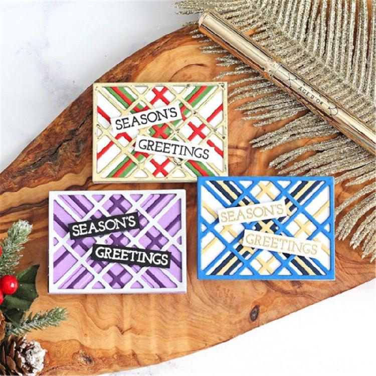 Christmas Light Die Cuts Embossing Stencils Leaf Metal  Cutting Dies Stencils for Album Cards Photo Decorations