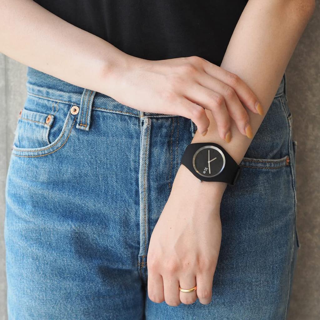 Autorisierter Distributor Ice Watch Uhr 021145 Ice Any Schwarz Klein [Ice Watch] Damen