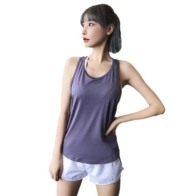 Damen Schnelltrocknendes I-förmiges Weste: Ärmelloses Mesh-T-Shirt für Laufen & Fitness