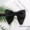 2025 Spring/Summer Black Men's Bow Tie for Groom or Best Man