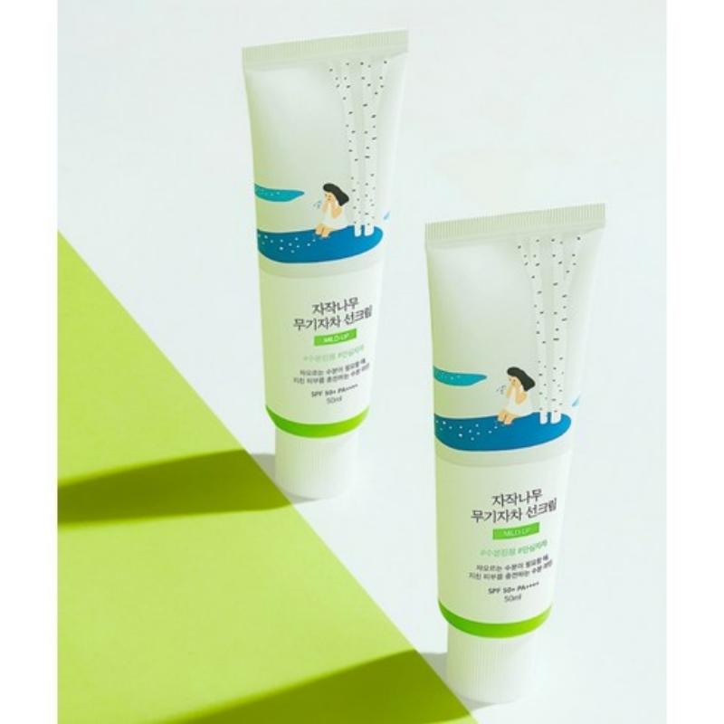 ROUND LAB Birch Juice Moisturizing Mild-Up Sun Cream SPF50+ PA++++ 50ml/100ml