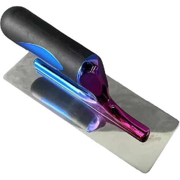 Flat Drywall Trowel,Stainless Steel Plaster Finishing Trowel Tool Putty Plaster Cement Putty Scraper for Grouting Plastering Flooring Finishing Color 24cmx10cmx8cm