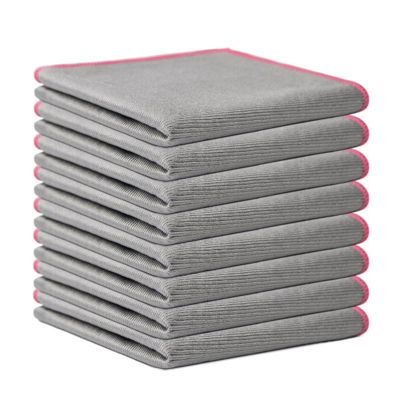 8Pcs Microfiber Glass Cleaning Cloth Household Window Desktop LCD Screen Water Stain Removal Rag 30*30cm