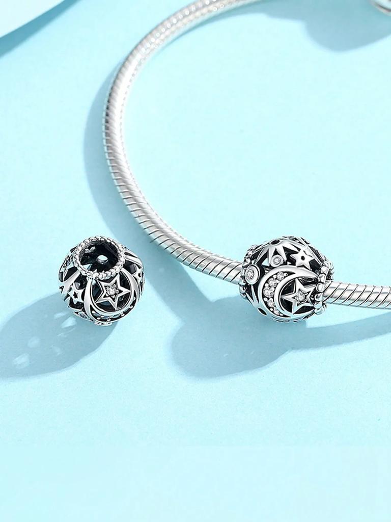 Charm Bead Charms Plata copper Colors Blue Sea Star Shape Bead Charms Charm Pendant for Authentic Bracelets for Women Do It Yourself Jewellery Love Gi