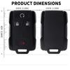 Key Fob Keyless Entry Remote Start Replacement Car Remote Control for Chevy Silverado/GMC Sierra/Canyon 2014- (M3N-32337100)