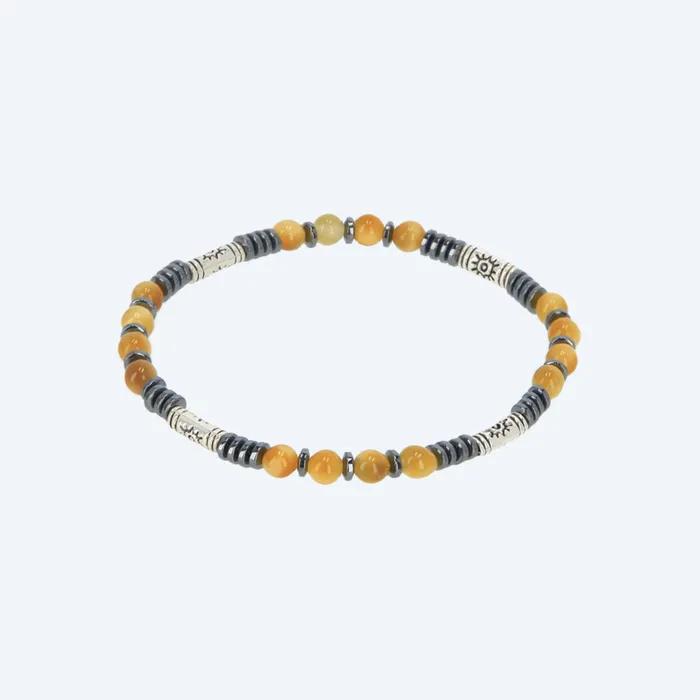 Essential Round Gemstone Bracelet Yellow
