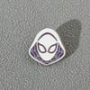 European and American Film and Television Characters Metal Badge Spider-man Brooch Vertical and Horizontal Universe Plaid Female Spider Accessories 
