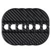 Universal Car Door Lock Protector 4 Pieces Self-Adhesive Auto Decorative Accessories Car Door Lock Rustproof Cover Interior Mirrors 6