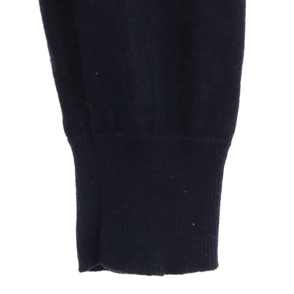 AMI Made In Portugal Long Sleeve Turtleneck Sweater L Navy Knit Men's Used