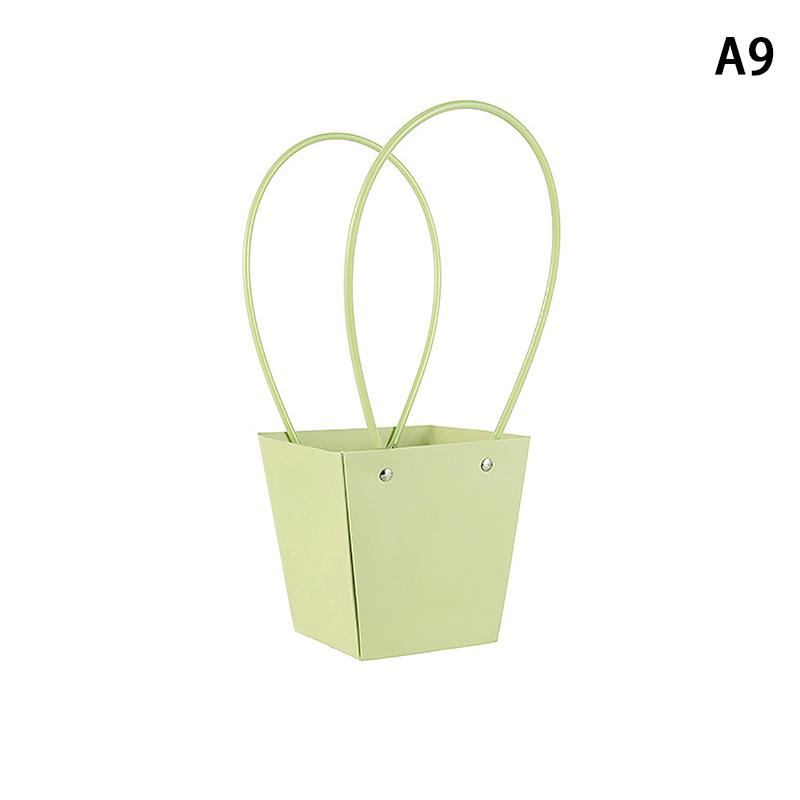 Portable Flower Packaging Box Wedding Decoration Gift Bag Handbag Valentine's Day Birthday Party Decor DIY Bouquet Packaging