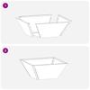 Garden Planter Olive Green 35 X 35 X 15 Cm