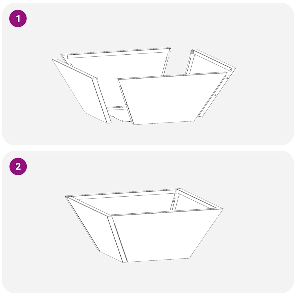 Garden Planter Olive Green 35 X 35 X 15 Cm