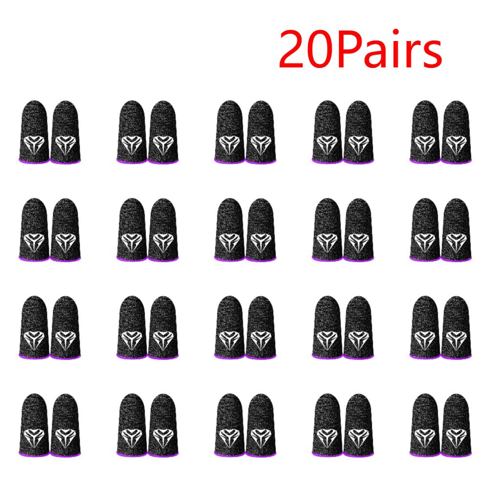 1-30 Paar Gaming-Fingerlinge für PUBG Atmungsaktiv Schweißfest Rutschfest Fingerspitzenabdeckung Daumenhandschuhe Touchscreen-Fingerlinge