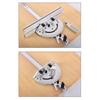DIY Auxiliary Tool Push Handle Adjustable Angle Disc Slide Aluminum Push Ruler Bandsaw Inverted Trim Woodworking 410Mm