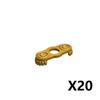 MOC Armes Médiévales Accessoire Briques Soldat Figurine Chapeau de Cow-boy Fusil de Chasse Arbalète Lance Armure Casque Masque Brique Jouet
